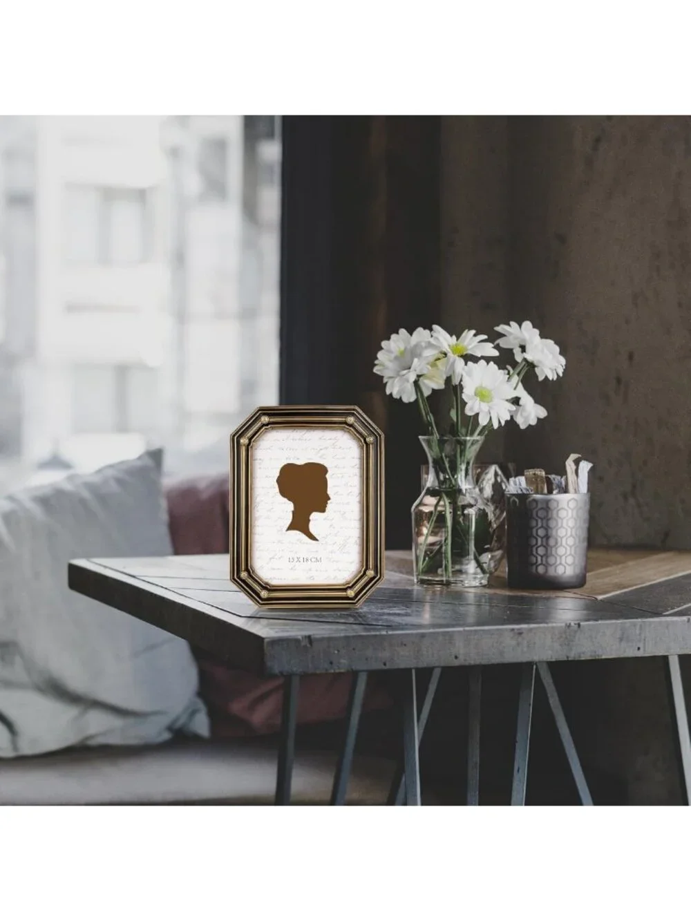 Elegant Vintage Octagon Picture Frame 5x7